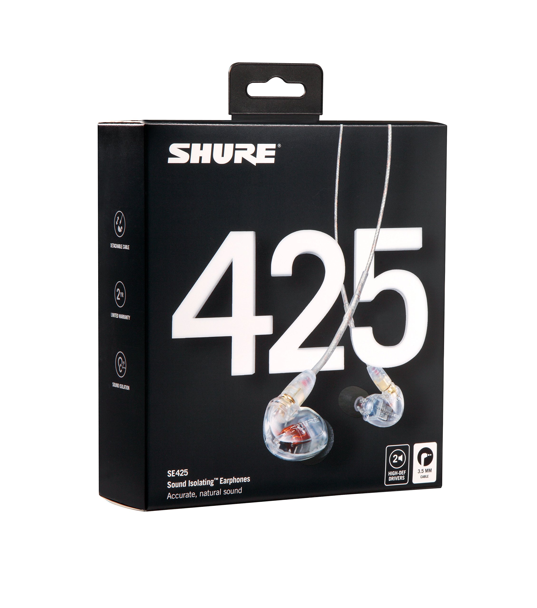 Amazon.co.jp: SHURE シュア イヤホン 有線 SE425-CL-A クリア 高遮音  