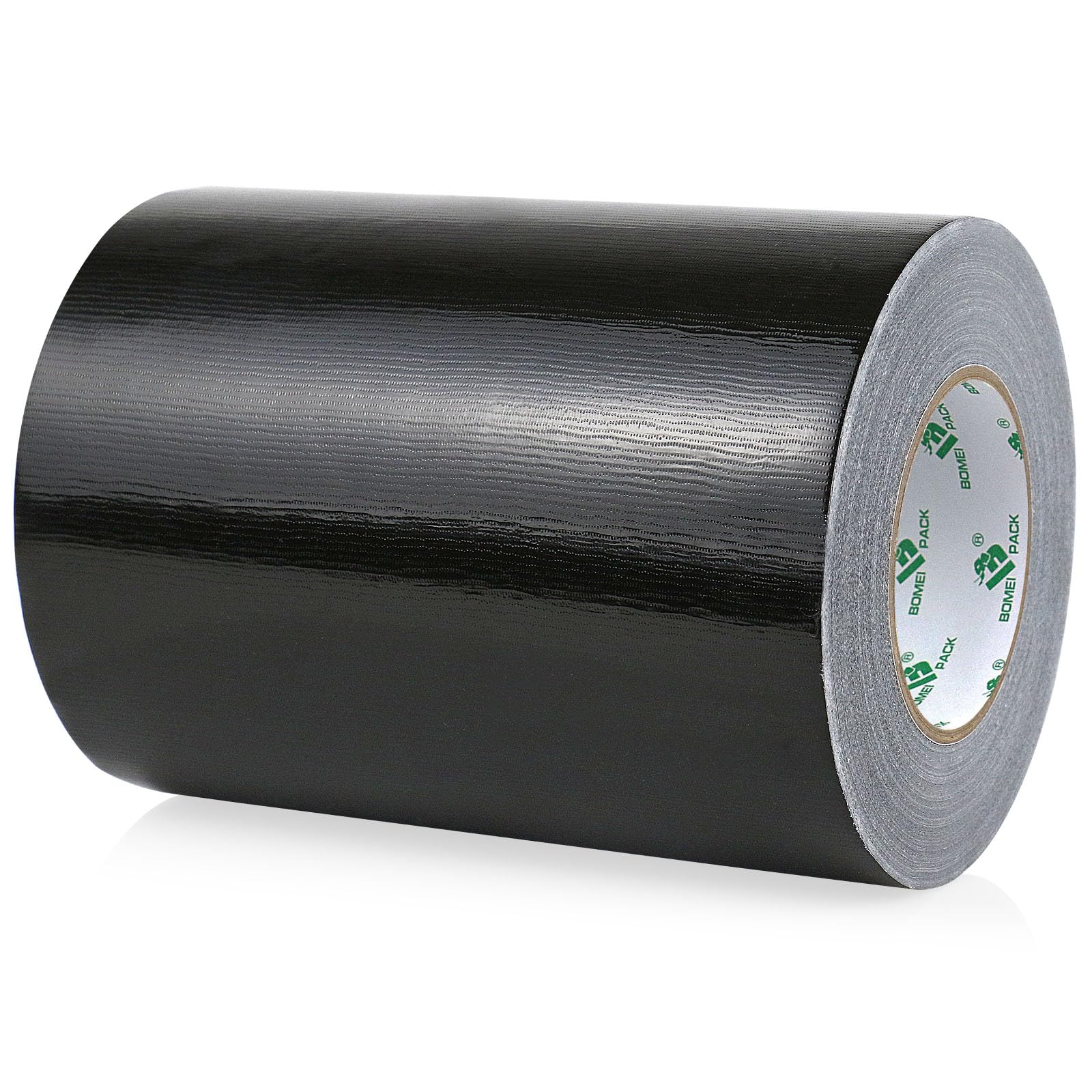 BOMEI PACK Ruban Adhésif Toilé Noir Heavy Duty Duct Tape 200mm x 50 m pour les travaux de réparation, fixation, de scellage, d'étiquetage et de rénovation