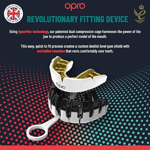 Miniatura 3 de OPRO Protector bucal instantáneo de ajuste personalizado, protector bucal para dentista con revolucionaria tecnología de ajuste para máxima