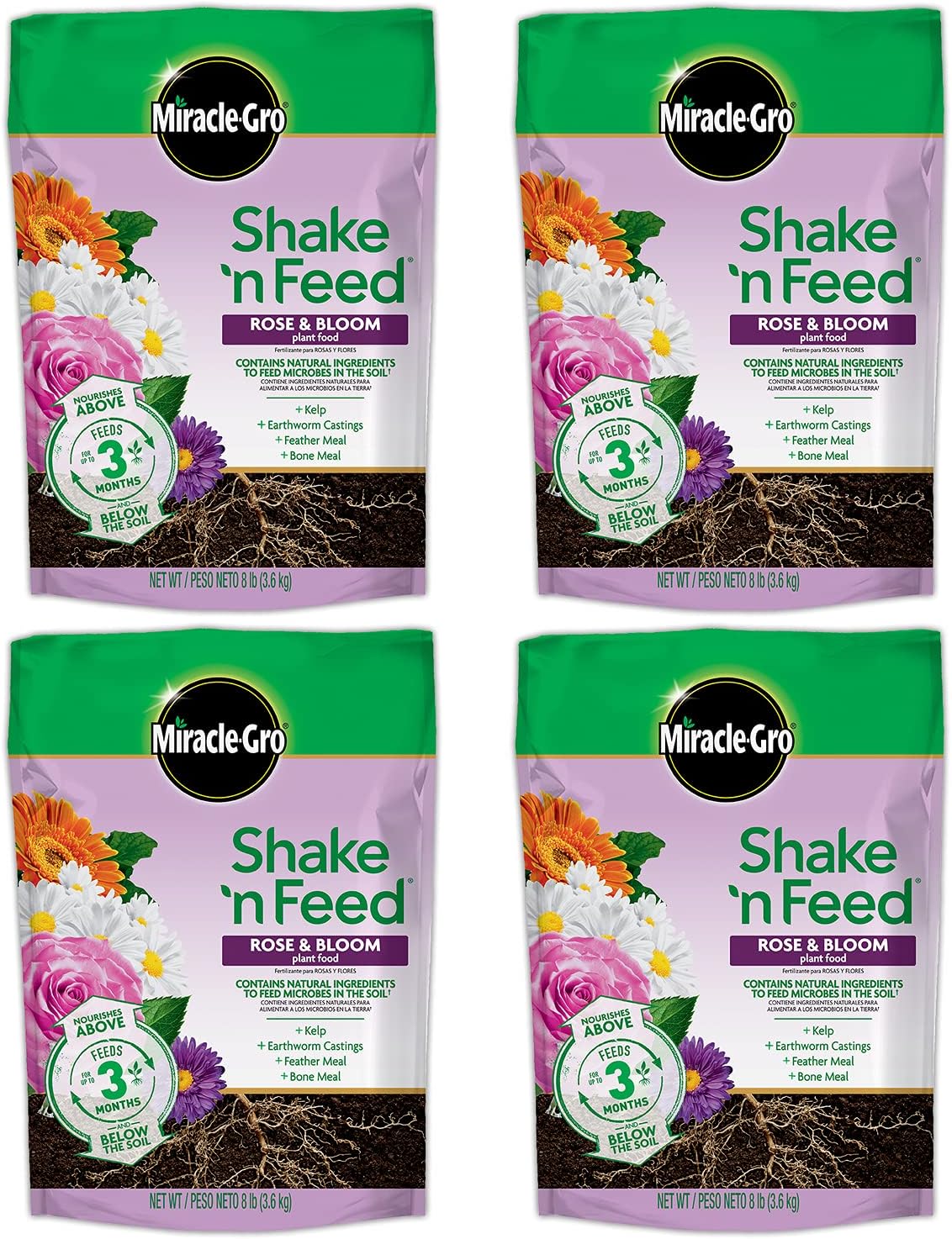 MiracleGro Shake 'N Feed Rose & Bloom Plant Food Refill