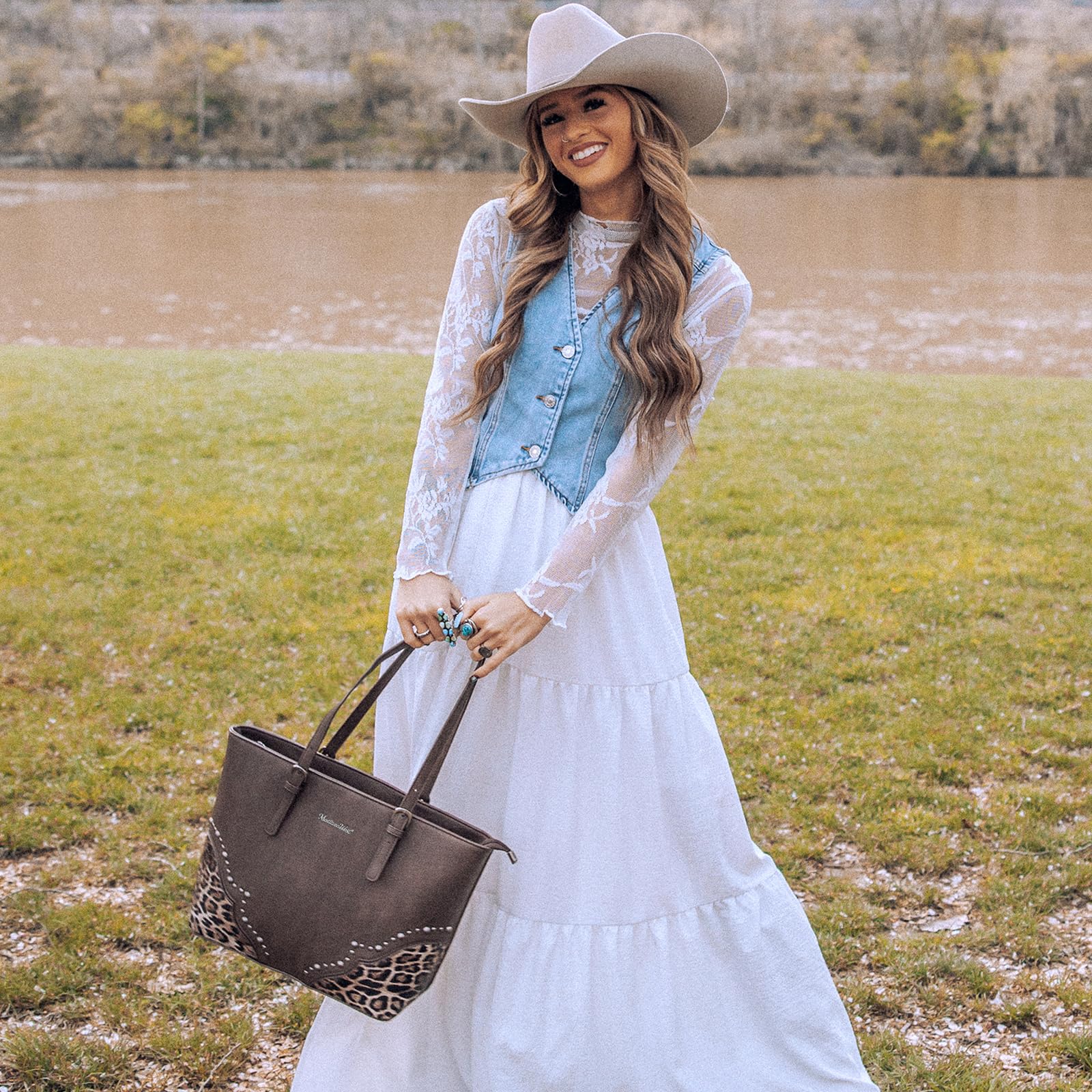 Montana West Purses for Women Tote Bag 3Pcs Set Leopard Print Satchel Handbags