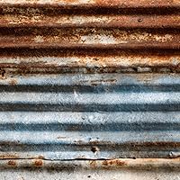 Vista 1 de Peel and Stick Wallpaper Old Texture Rusty Galvanized Metal Panel Surface Corrosion Rust Removable Renter Friendly Wall Paper Self-Adhesive Contact
