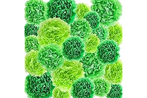 Exquisite Green Paper Flowers to Beautify Your Space