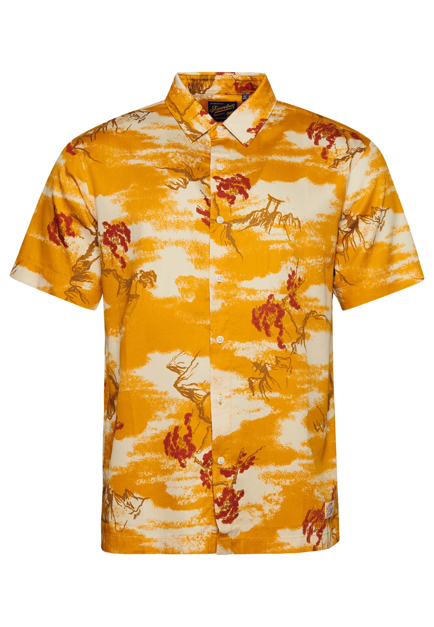 Superdry Herren Kurzärmeliges Hawaiihemd