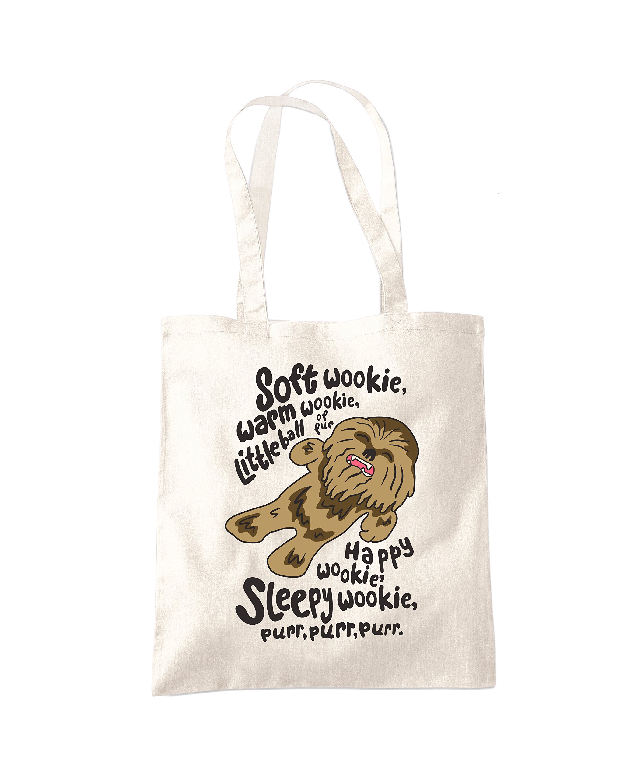 Hotscamp Women's Natural / Black Soft Wookie Tote Bag - One Size