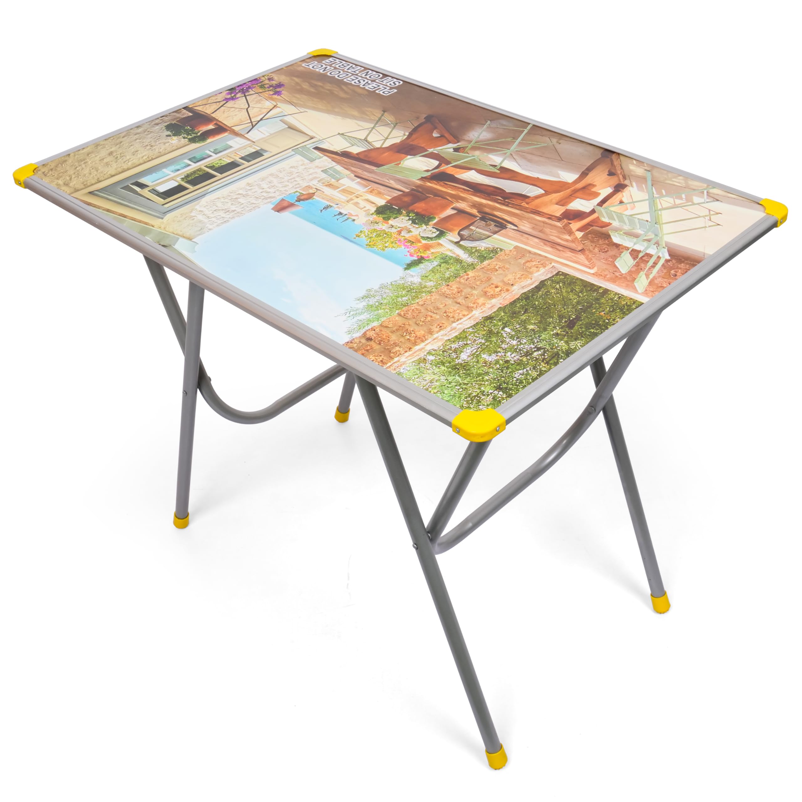 Folding Table 24 x 36 Inch Portable Multipurpose Foldable | Strong Metal Legs, Study, Dining, Laptop Use, Office, Picnic & Outdoor Use-picture-32