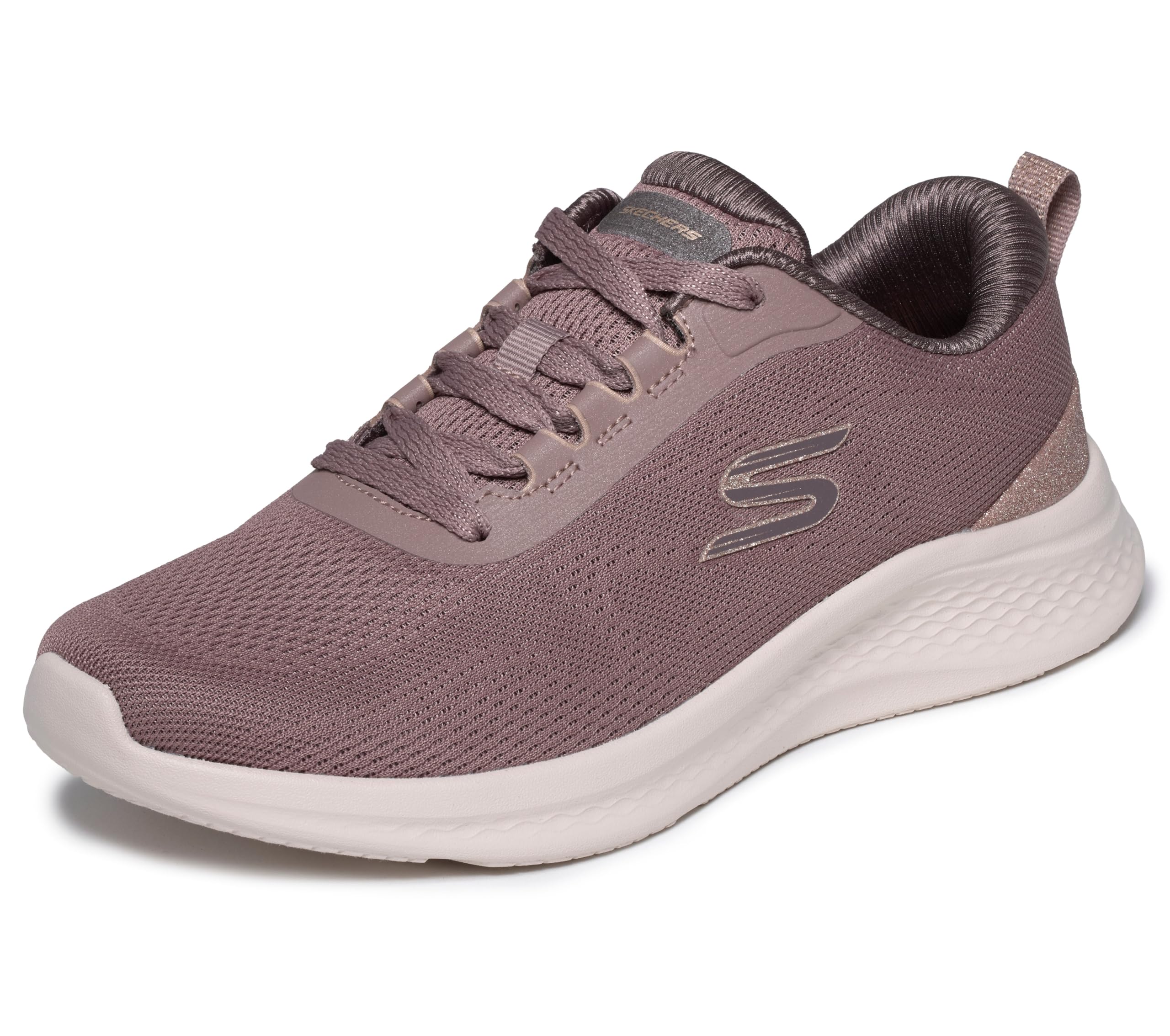Skechers Women's Mocha Skech-Lite Pro 2.0 - Brilliant Shimmer Sneaker In Size 6 | Textile/Synthetic, Vegan, Machine Washable