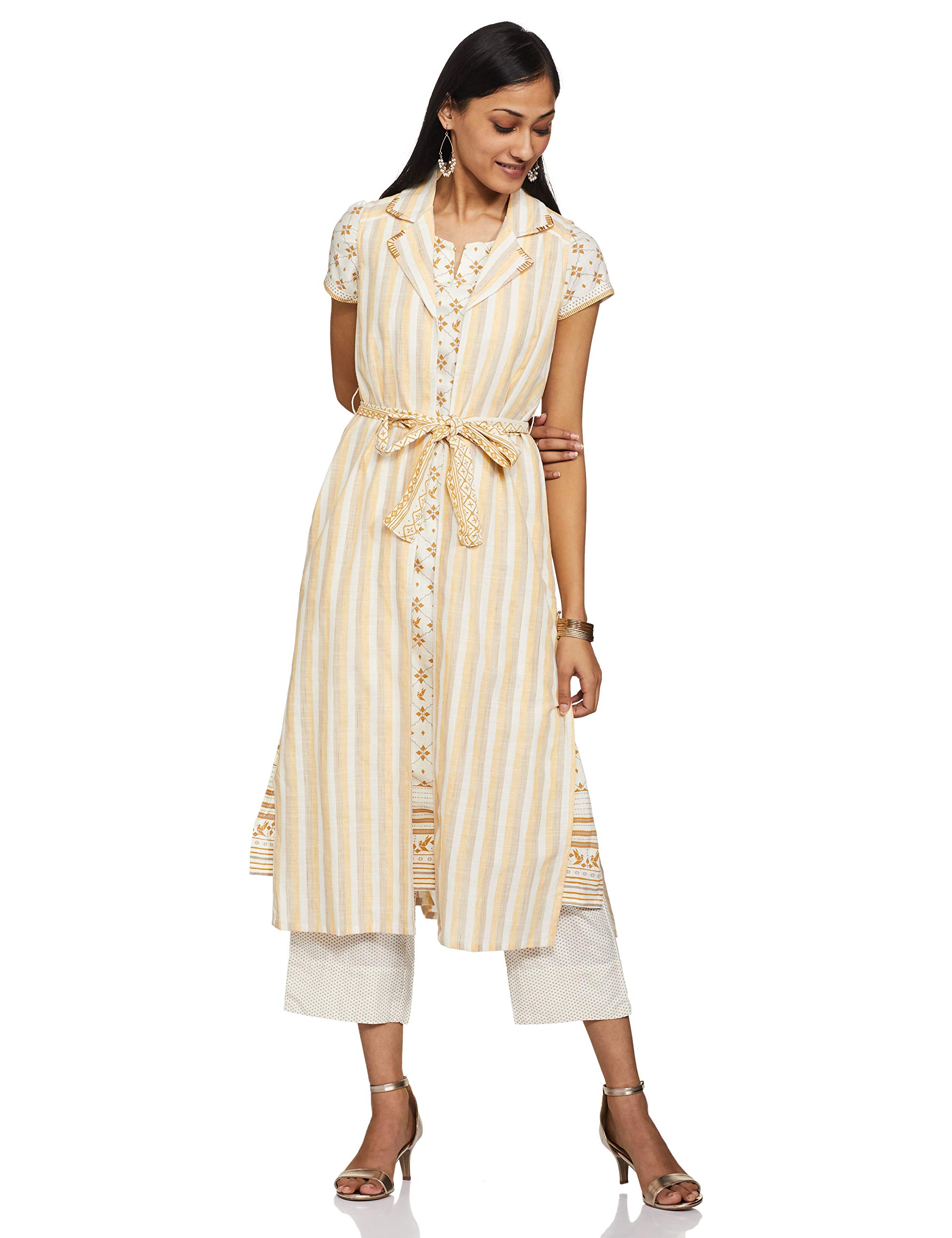 global desi Women's Cotton Salwar Suit Set