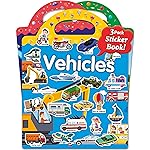 Benresive Reusable Sticker Books for Kids 2-4, Sticker Books for Toddlers 1-3 2-4, Toddler Travel Toys Activities Crafts Gifts