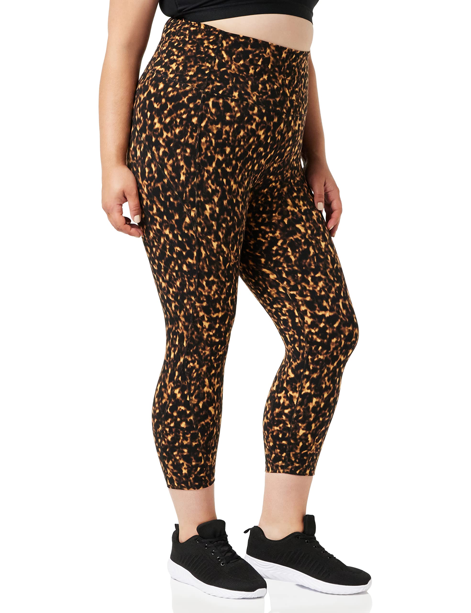 Core 10 Leggings da Yoga Capri Second Skin a Vita Alta 48 cm Donna