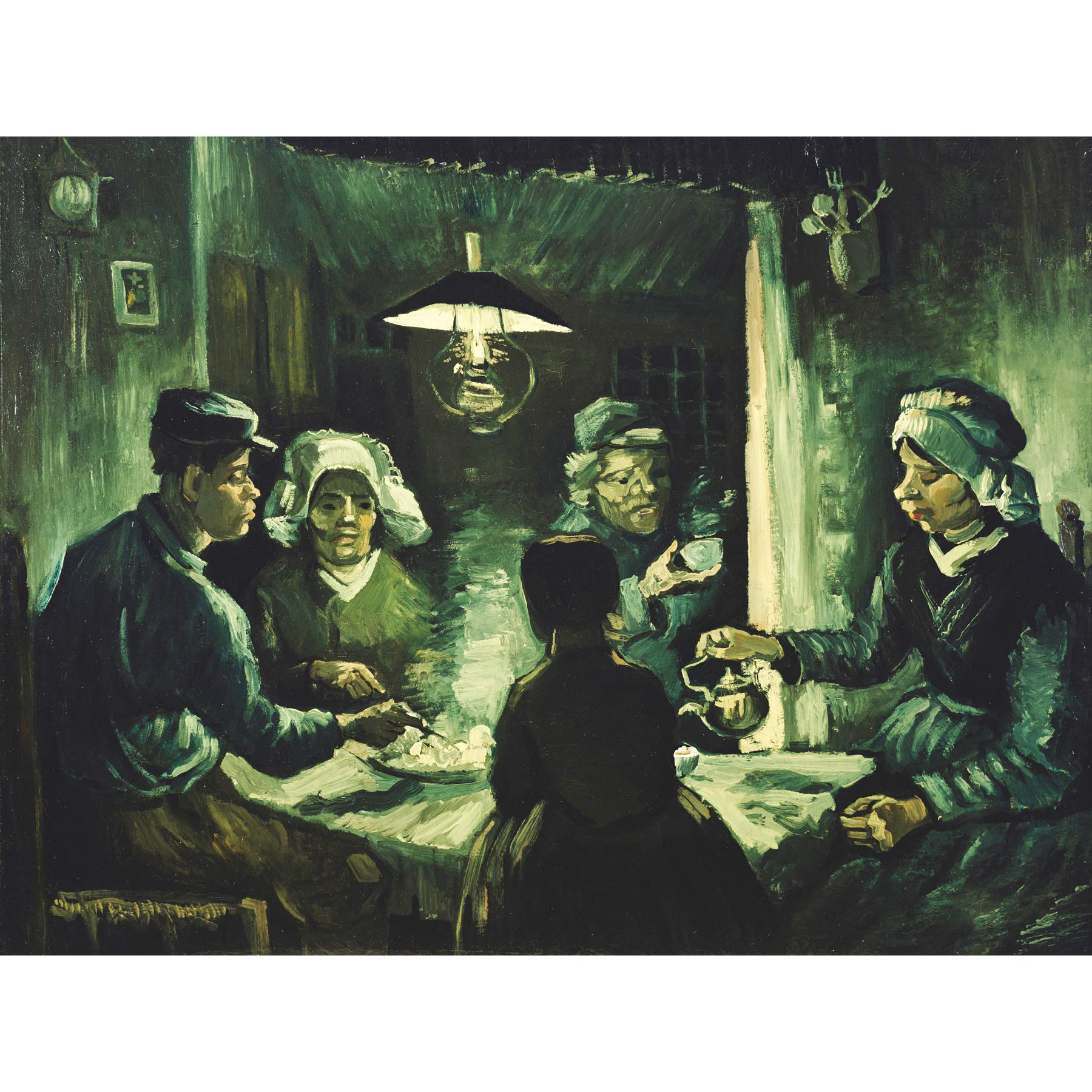 Vincent Van Gogh The Potato Eaters Large Wall Art Print Canvas Premium Poster Mural