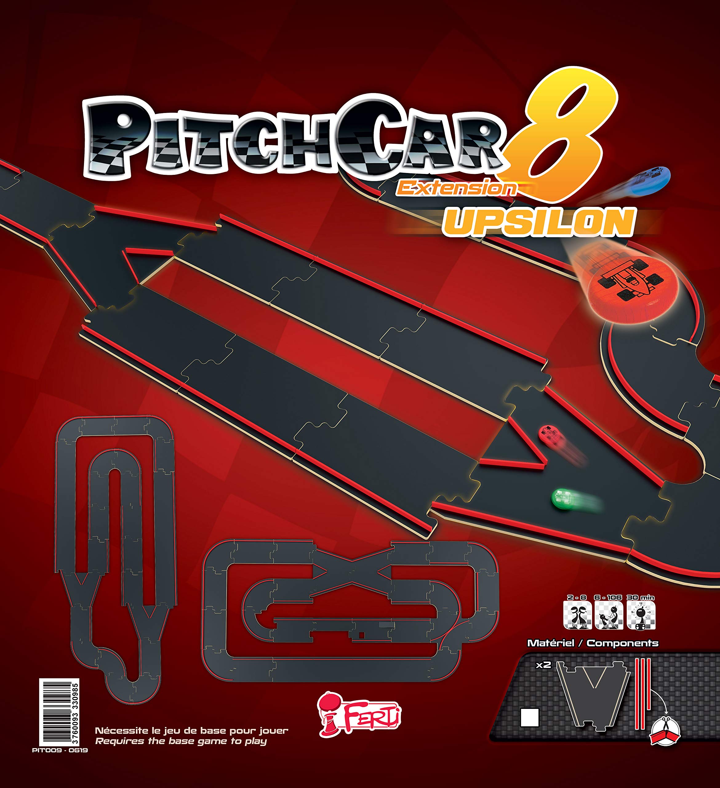 PitchCar ULTIMATE Bundle - Jeu De Société - Jeu De Base + 7 Extensions - NEUF