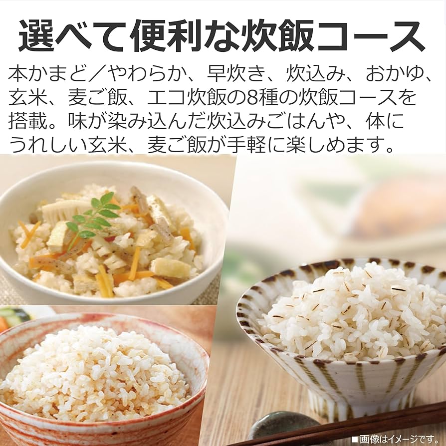 Amazon | TOSHIBA(東芝) 炊飯器 3合 RC-5ZXT(W) ホワイト
