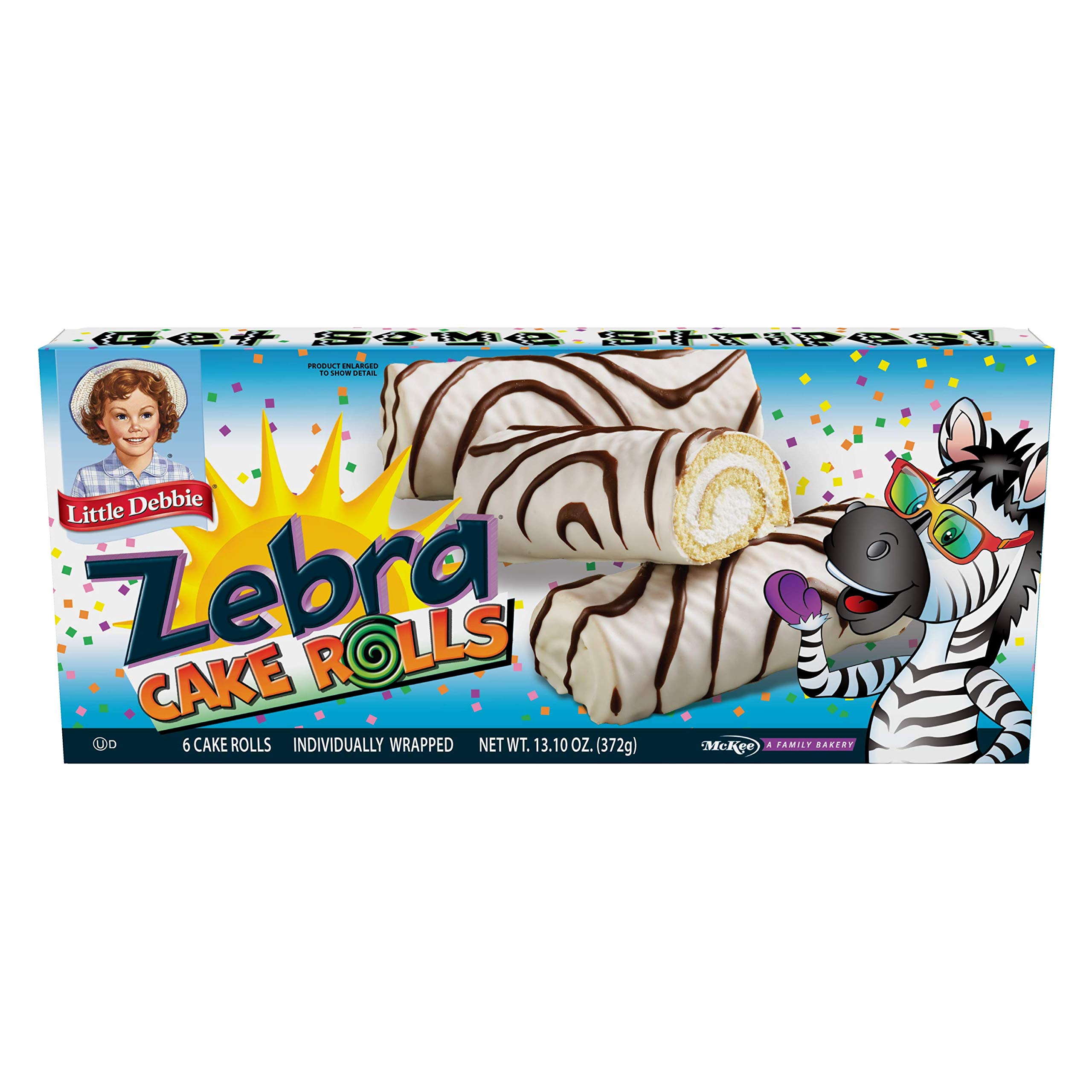 Little Debbie Cake Roll Variety Pack, 1 Box Of Zebra Cake Rolls, 2