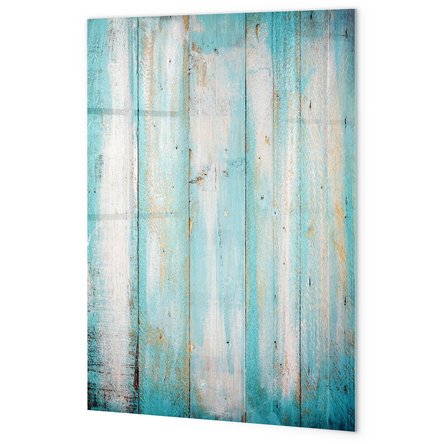 Lavagna bianca in vetro 60x90 cm | Legno vintage