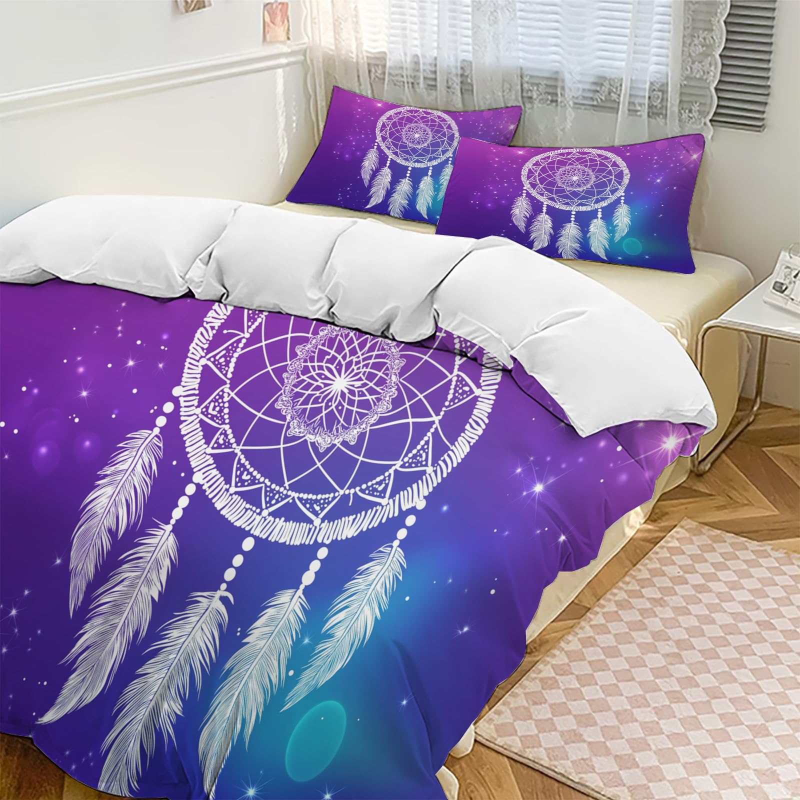 Housse de couette attrape-rêves Galaxy pour transformer l'ambiance de votre chambre