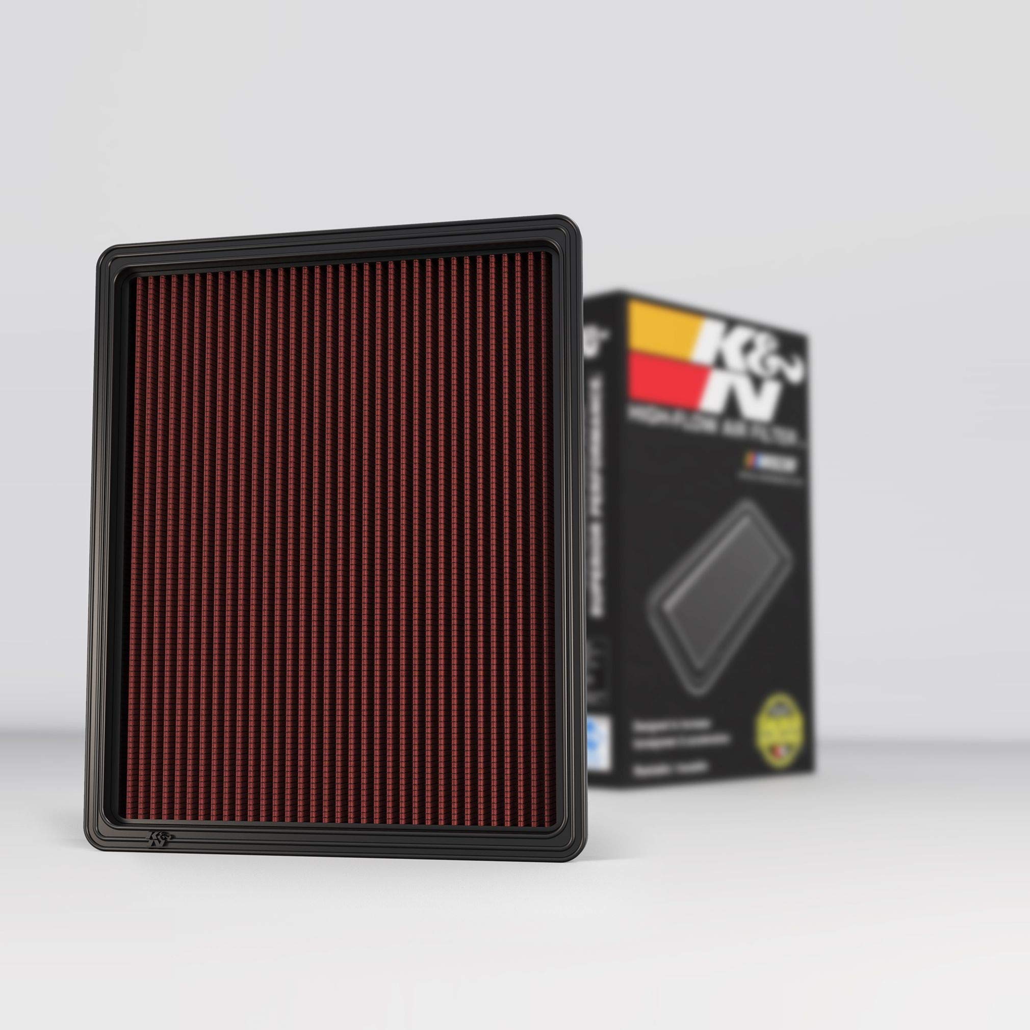 Buy K&N Engine Air Filter Increase Power & Towing, Washable, Premium