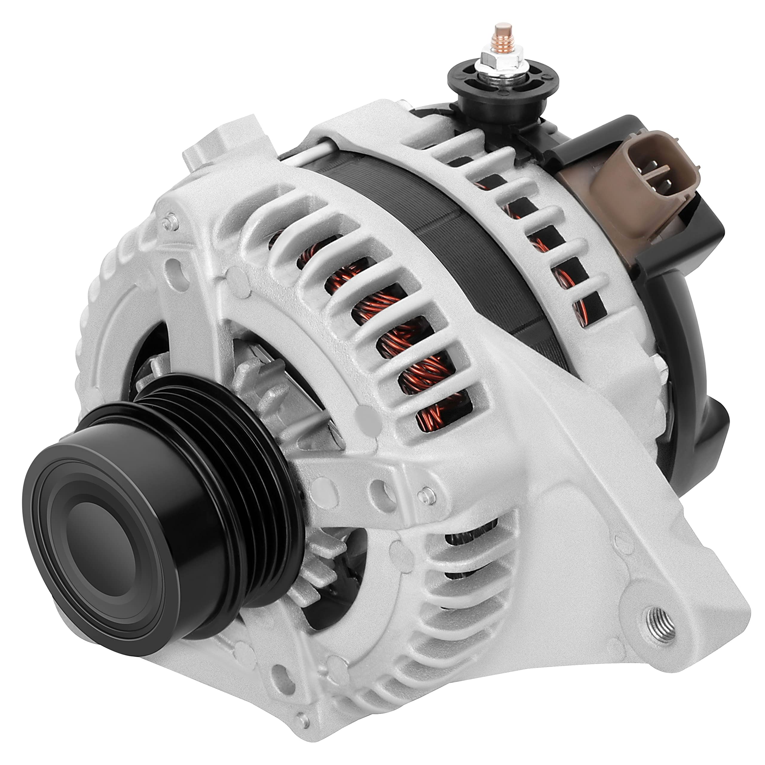 New Alternator Replacement for Toyo-ta Camry 2.5L 2010-2011, 100 Amp/12 Volt High Output Alternator OE# 11516 104210-2650 1042102650 27060-0V060
