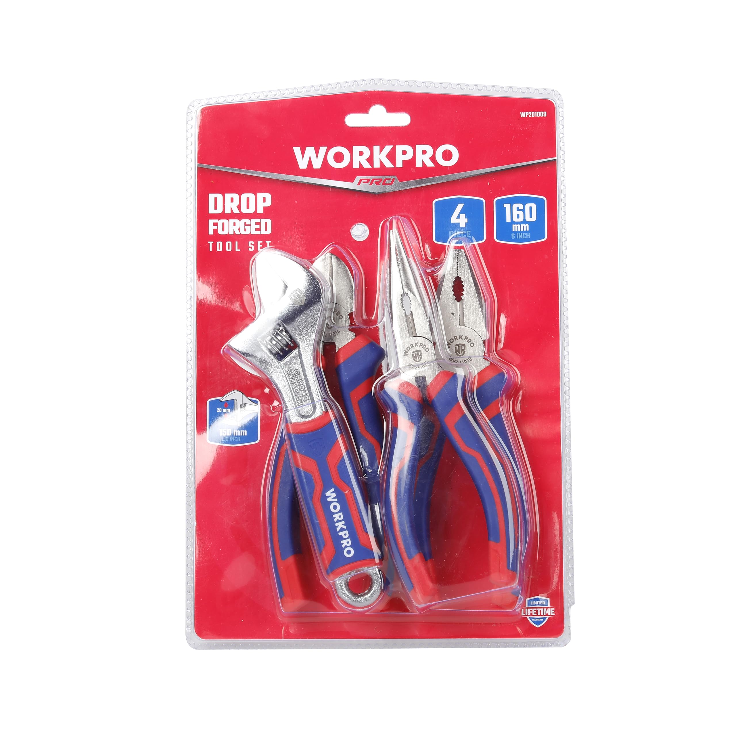 WORKPRO WP201009 profesjonalny zestaw szczypiec 160 mm