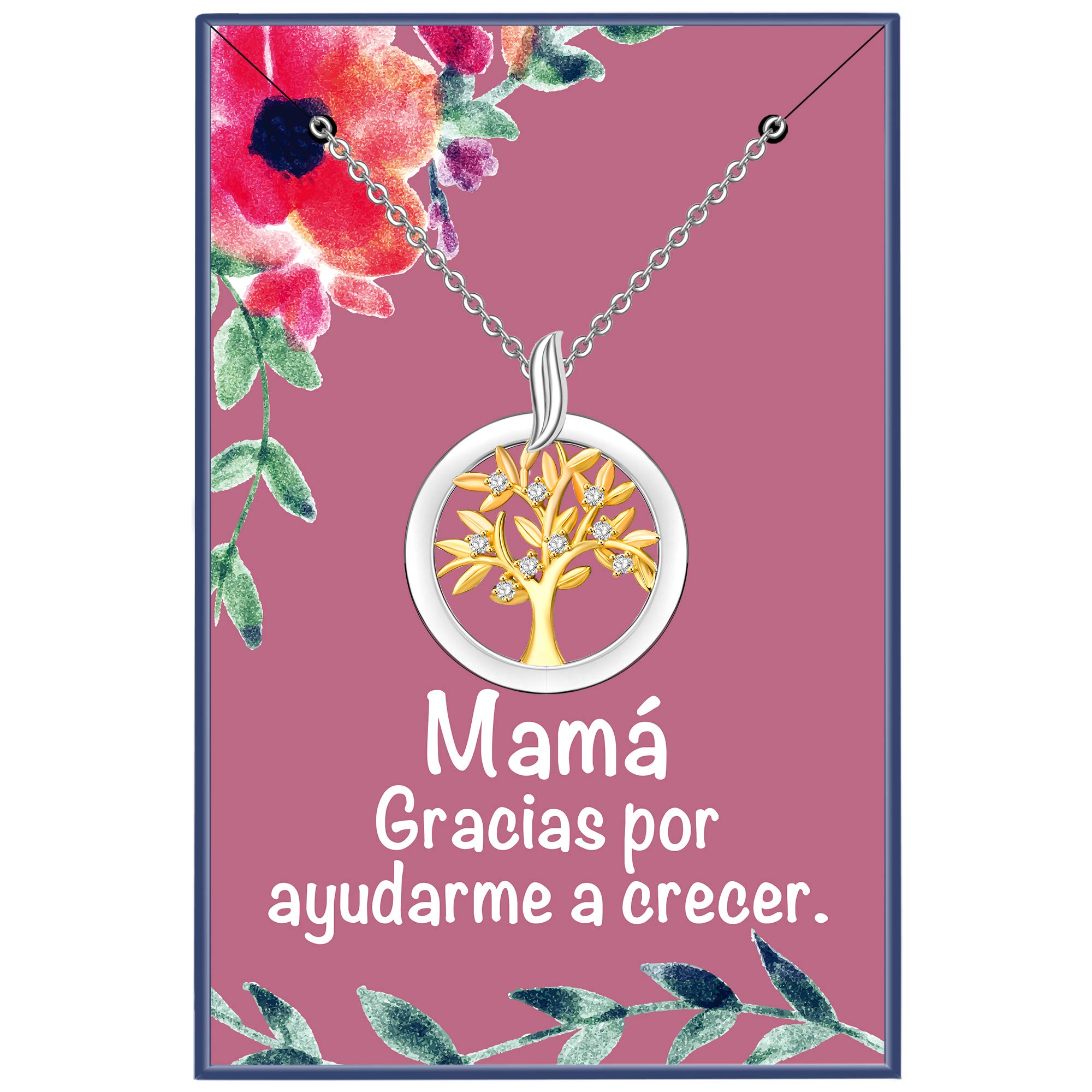 Collar Mujer Colgante Arbol De La Vida Personalizado Para Mujer