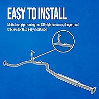Vista 4 de Walker 48321 Resonador de escape de ajuste directo y conjunto de tubería para Ford Taurus