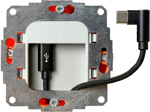 Tablet wall mount 8-11 inch | black anodized aluminum | slim, professional design with concealed cable management | compatible with VOLTEVA® in-wall power supplies - 1