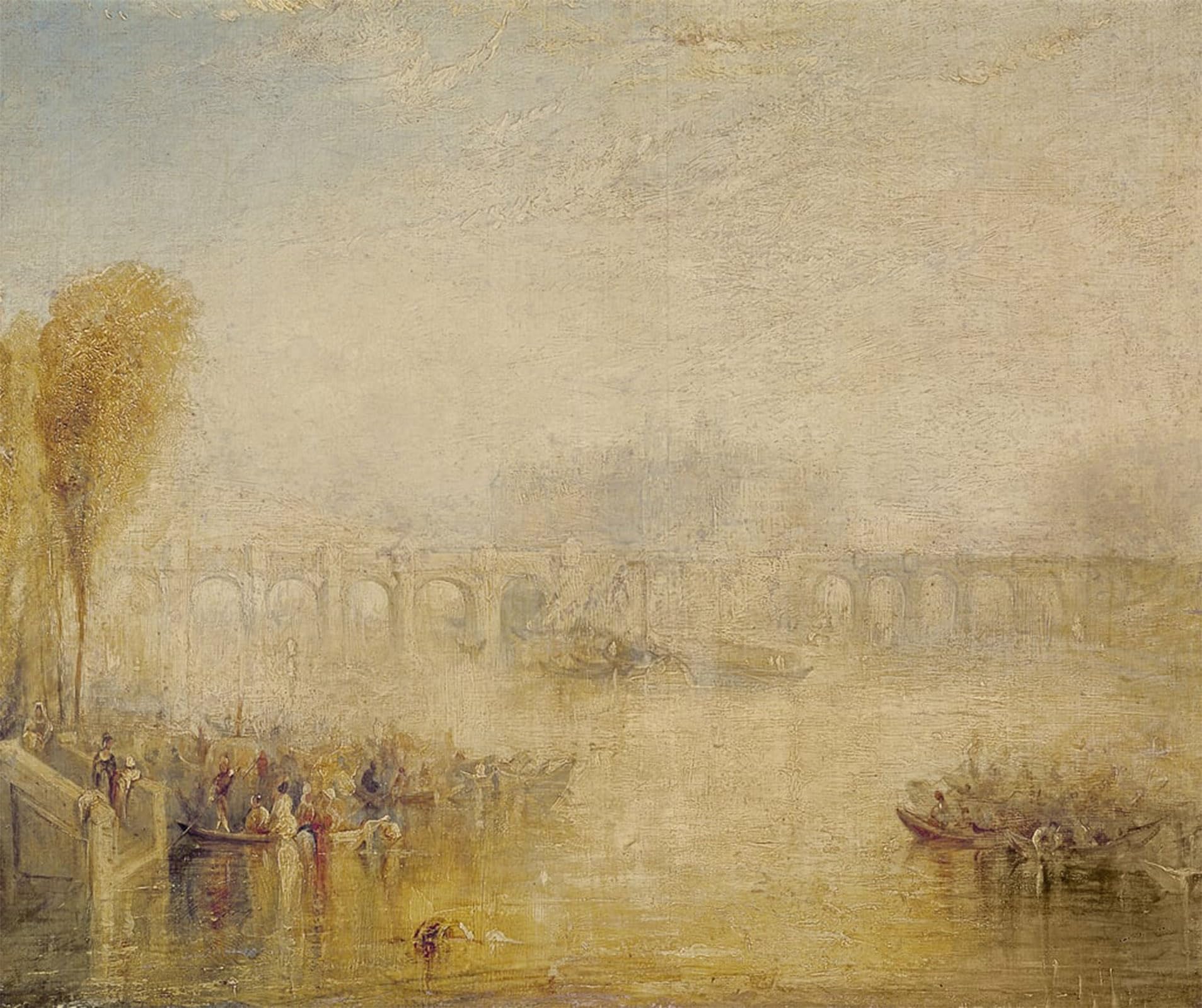 Peinture Poster Impression Tableaux Graffiti du Pont Neuf de Paris William Turner 60x90cm - 5