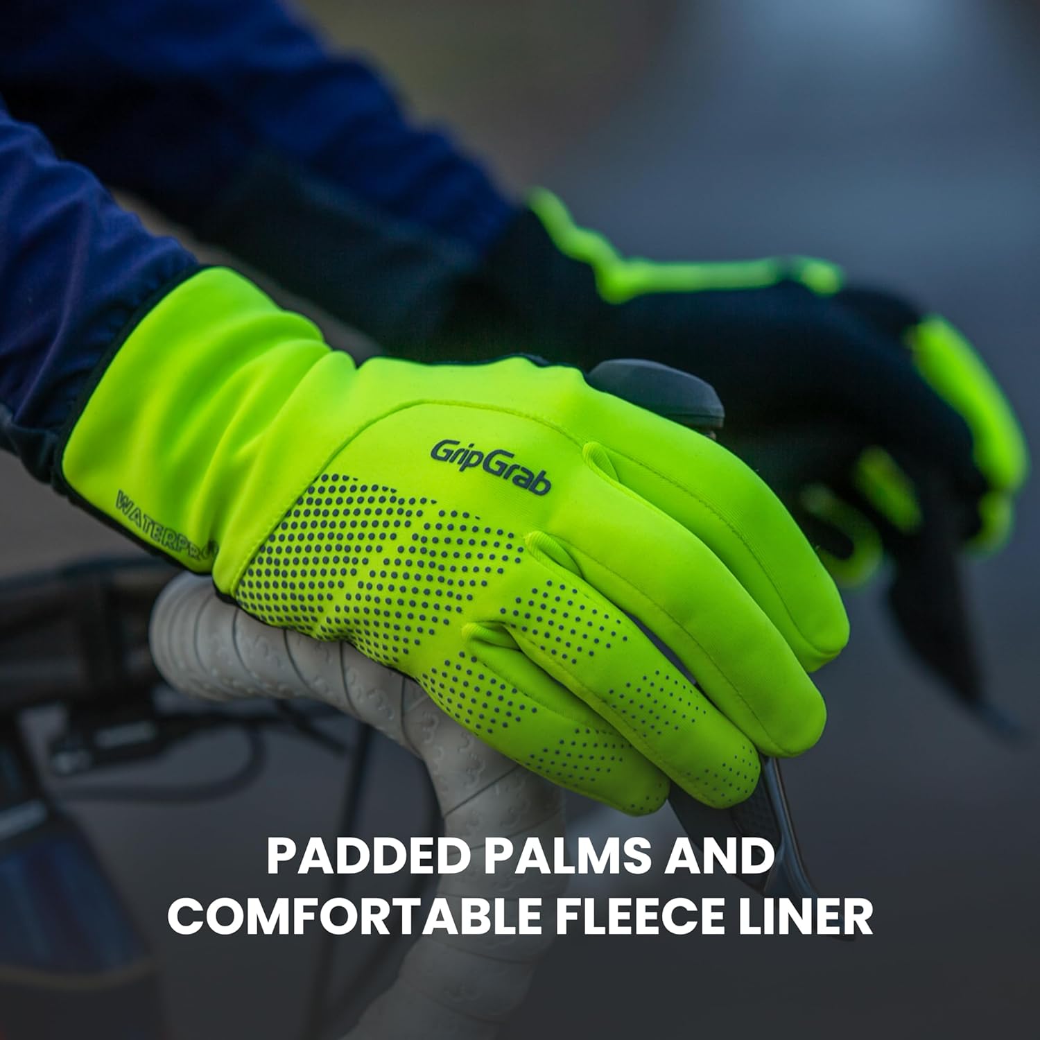 GripGrab Ride Waterproof Winter Cycling Gloves Windproof Thermal Padded Fleece Lined Cold Weather Warm Bicycle Glove
