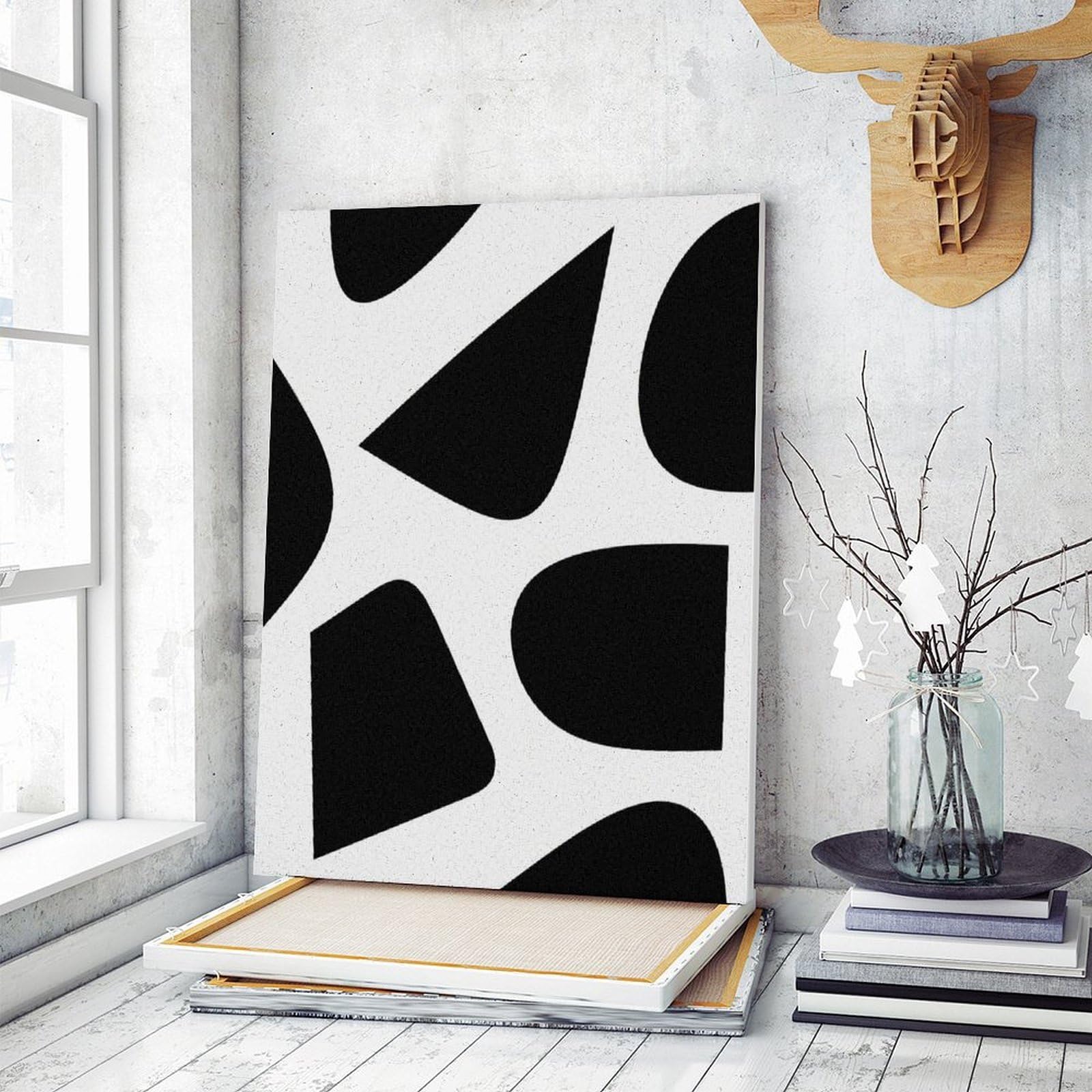 KOAYUBFC Geometrie Malen nach Zahlen Kit für Erwachsene Anfänger Erwachsene Malen nach Zahlen Kits auf Leinwand DIY Acryl Ölfarben Malerei mit Pinseln für Geschenk Home Wall Decor