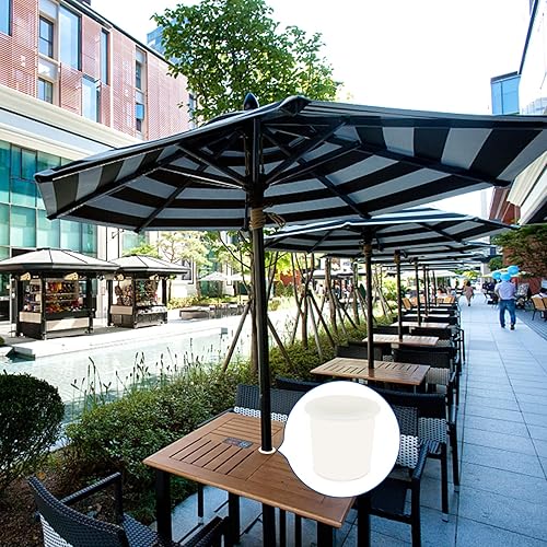 Miniatura 4 de Juego de anillos y gorras para patio con cuñas, accesorios para mesa de cono, para patio, mesa de 2 pulgadas (paquete de 2, color negro)