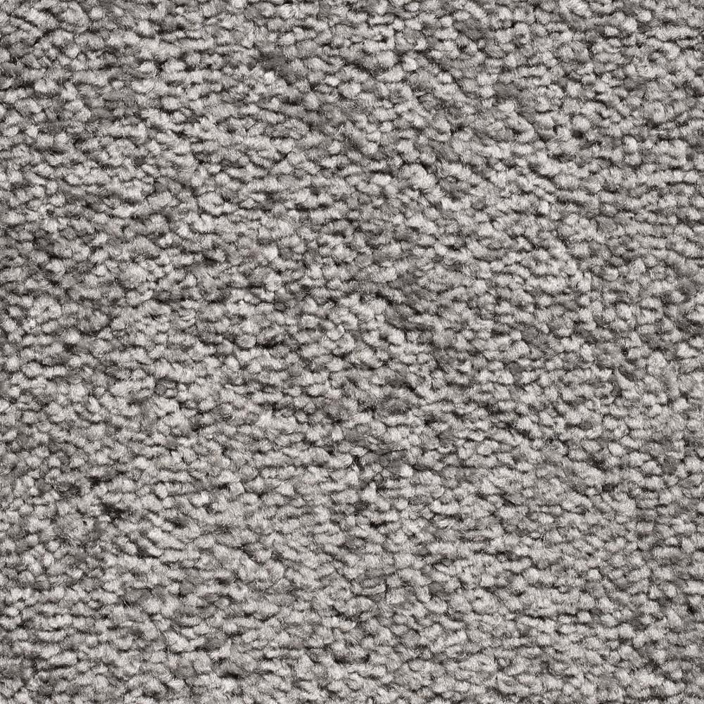 Teppichboden Meterware Auslegware Velours Hochflor | 4m 5m breit, hell-grau, 200x400cm