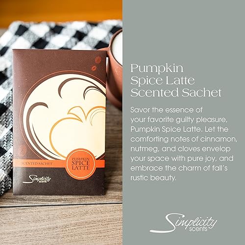 Miniatura 2 de Paquete de 6 sobres perfumados con leche de calabaza y especias, otoño e invierno, bolsas perfumadas de larga duración, fragancia para el hogar,