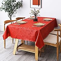 Vista 32 de Smiry Square Table Cloth, Waterproof Heavy Duty Vinyl Tablecloths, Wipeable Washable Table Cover for Kitchen and Dining Room (Baby Blue, 54" X 54")
