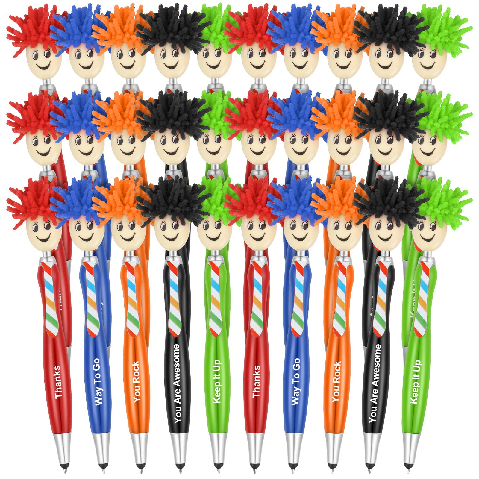 Buy Yinder 30 Pcs Mop Head Pens Screen Cleaner Stylus Pens Teacher Pens