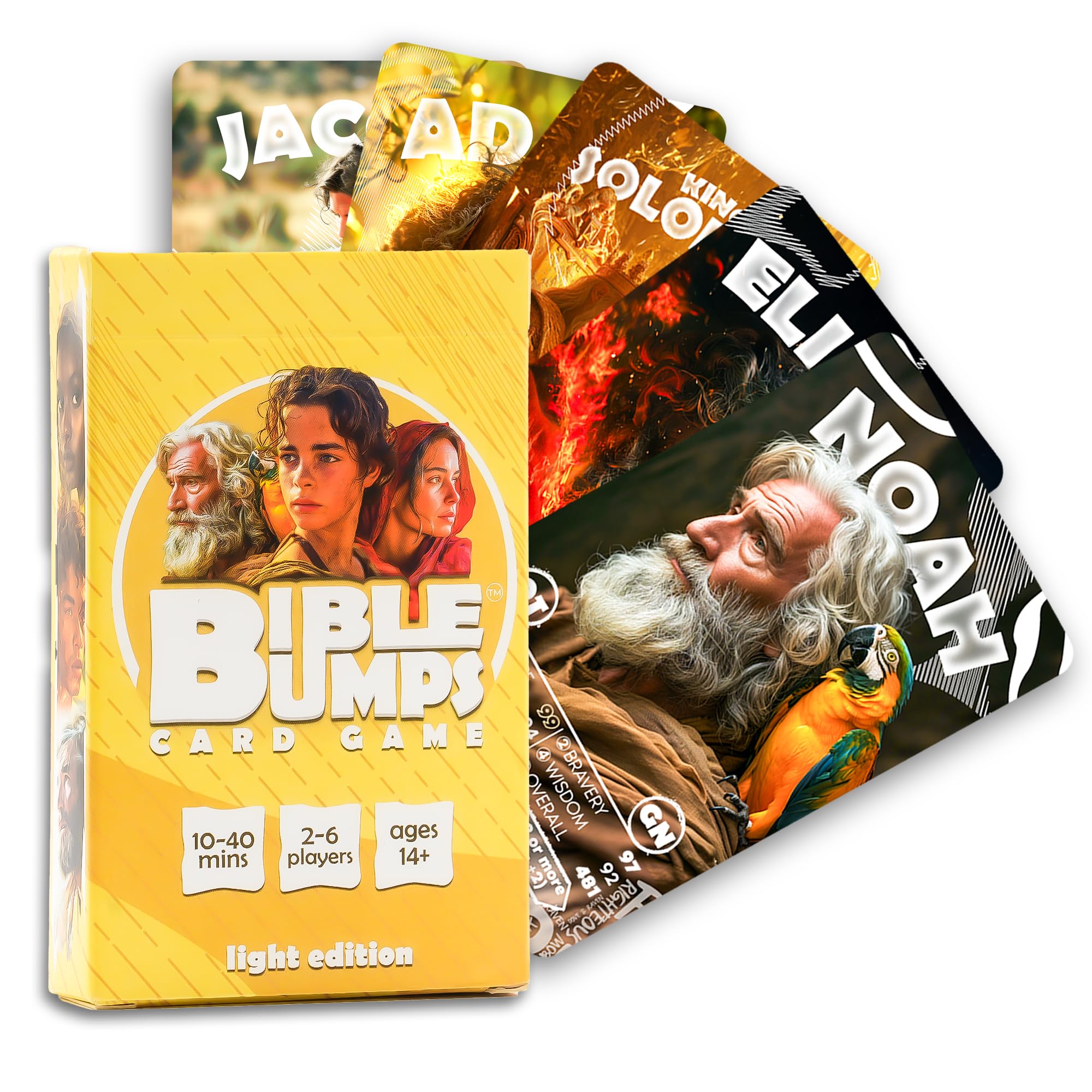 Light Edition - Christian Card Game for Family & Friends, Faith-Building Fun, Easy to Play Bible game for All Ages, Perfect for Bible Study, Youth Groups & Fellowship