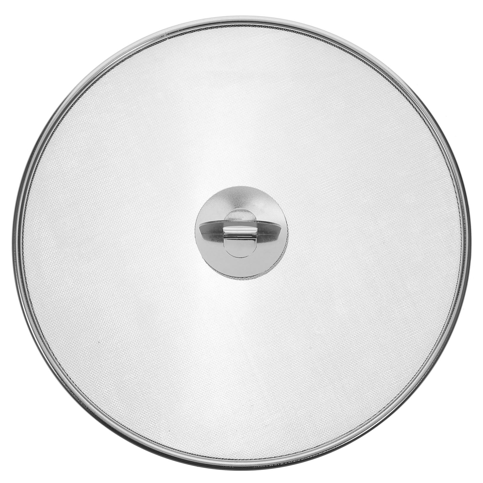 Cabilock Stainless Steel Splatter Screen for Frying Pan Oil Heat Resistant Grease Screen Kitchen Gadget for Home Restaurant Use