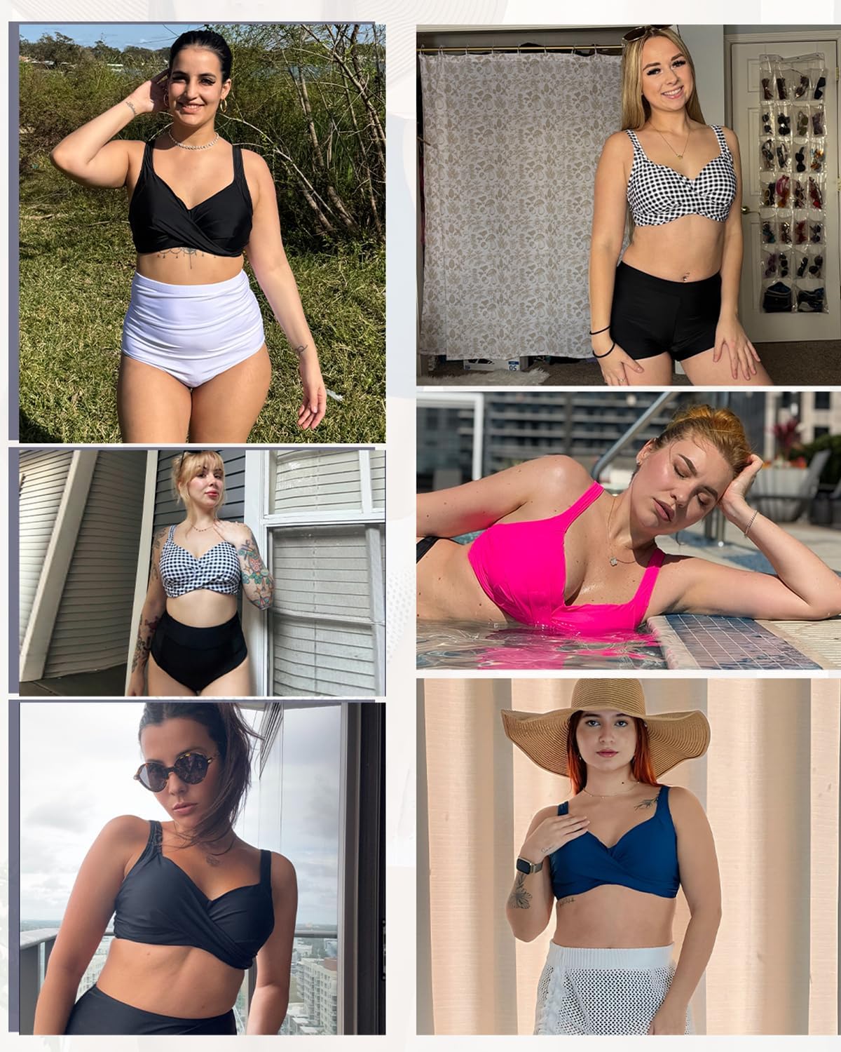 Women Underwire Bikini Tops - Push Up Swim Top Only Bra Padded Bathing Suit Top 2025 Swimsuit Tops - Image 6