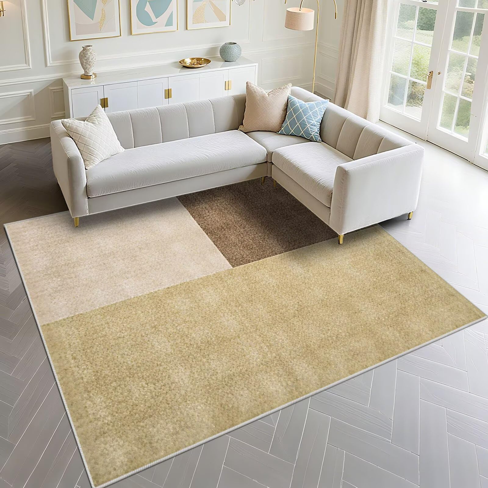 Tapis enfant chambre 160x250cm vert grand tapis exterieur