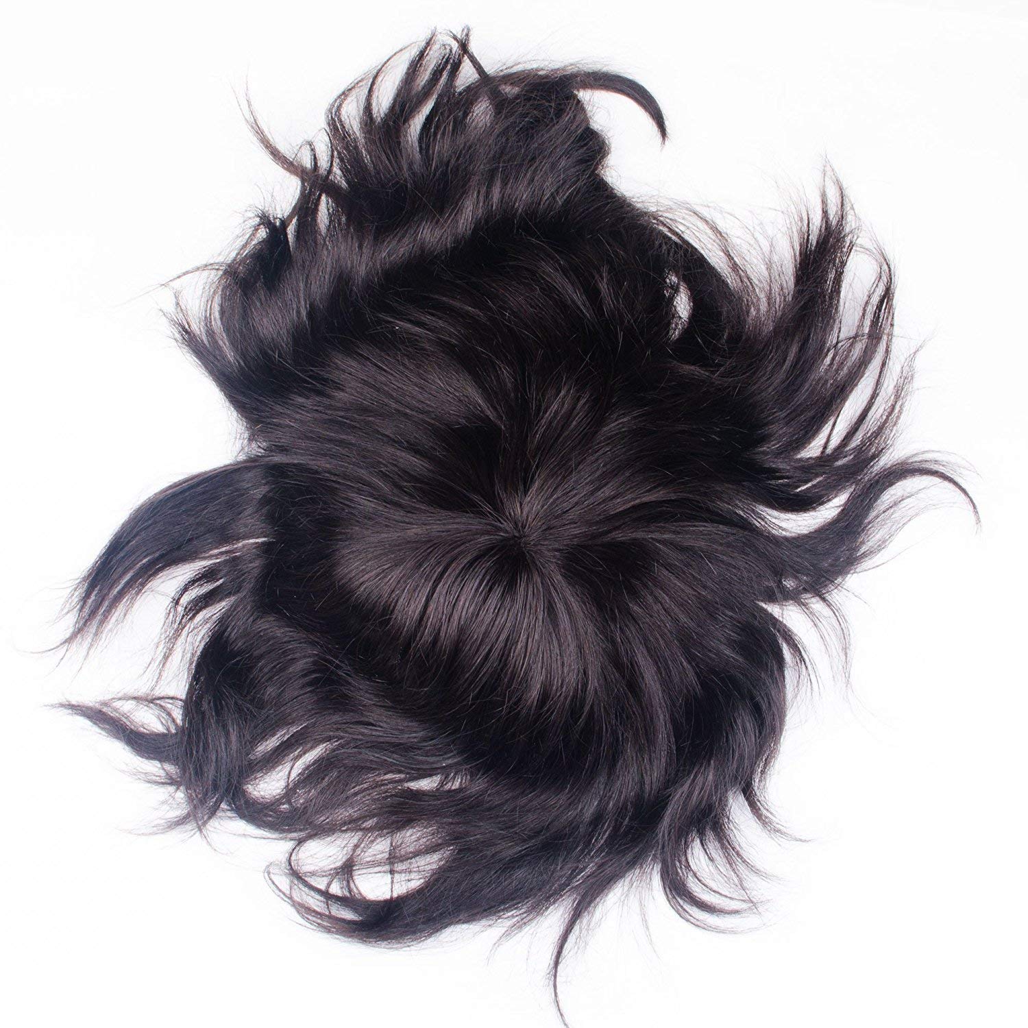 Men Human Hair Toupee Patch Hair Replacement System for Men Mono Lace Thin Skin Men's Toupee Wigs #2 Brown Color 11x9 Inch-image-30