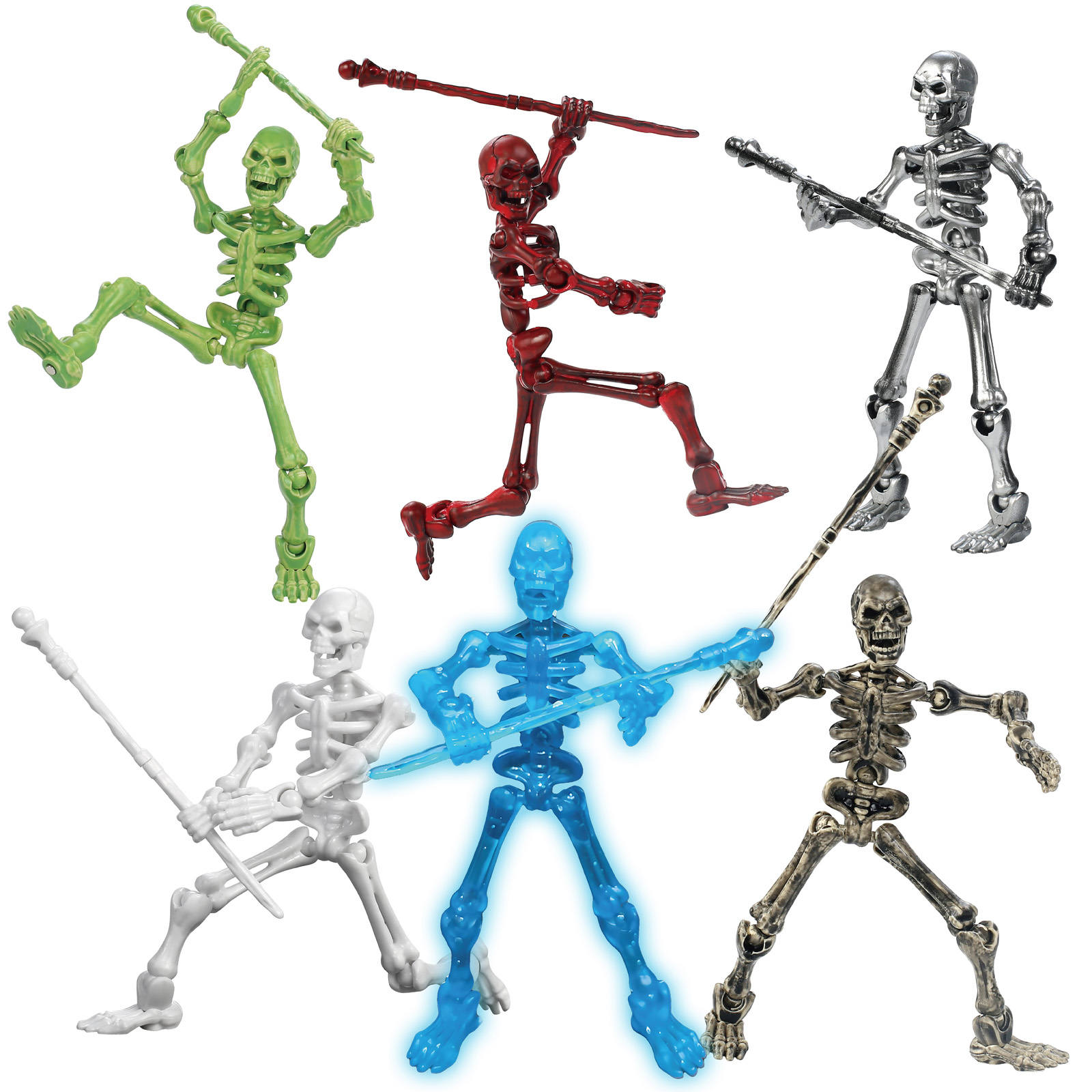 Amazon.com: MIKILOWUHA Glow in The Dark T13 Skeleton Action