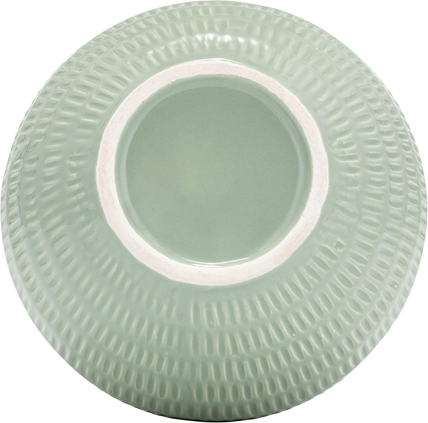 Decorative Ceramic Vase for Home Decor – Sculptural Vase for Table, Living Room Decor, Bedroom Accent, Office Shelf, Room Display, or House Styling – A Perfect Flower Vase for a Bookshelf – 7", Sage Green 7.0" H image 9 of 10 B0BY5Q8L6Y