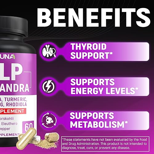 Miniatura 5 de (2 paquetes) Cápsulas de algas Kelp 6550mg - Kelp, Schisandra, Ashwagandha - 4 meses de suministro