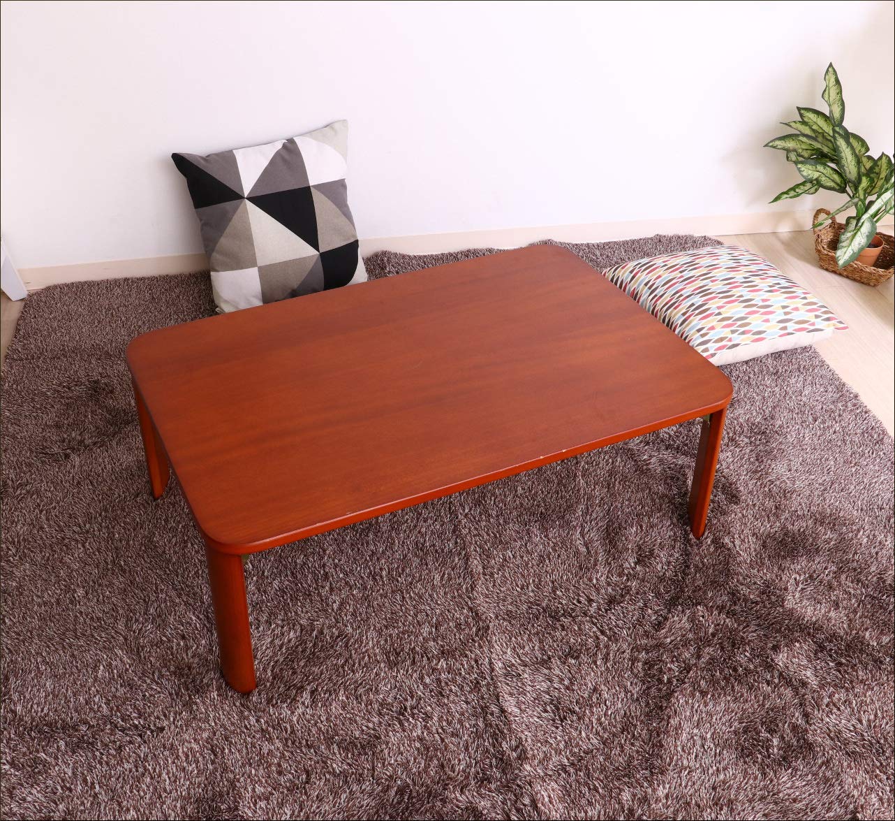 Amazon｜ローテーブル 折りたたみ ちゃぶ台 2人用 pcデスク 90cm 奥行