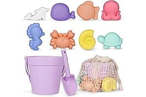 11Pcs Silicone Beach Toys: Eco-Friendly Fun for Little Explorers
