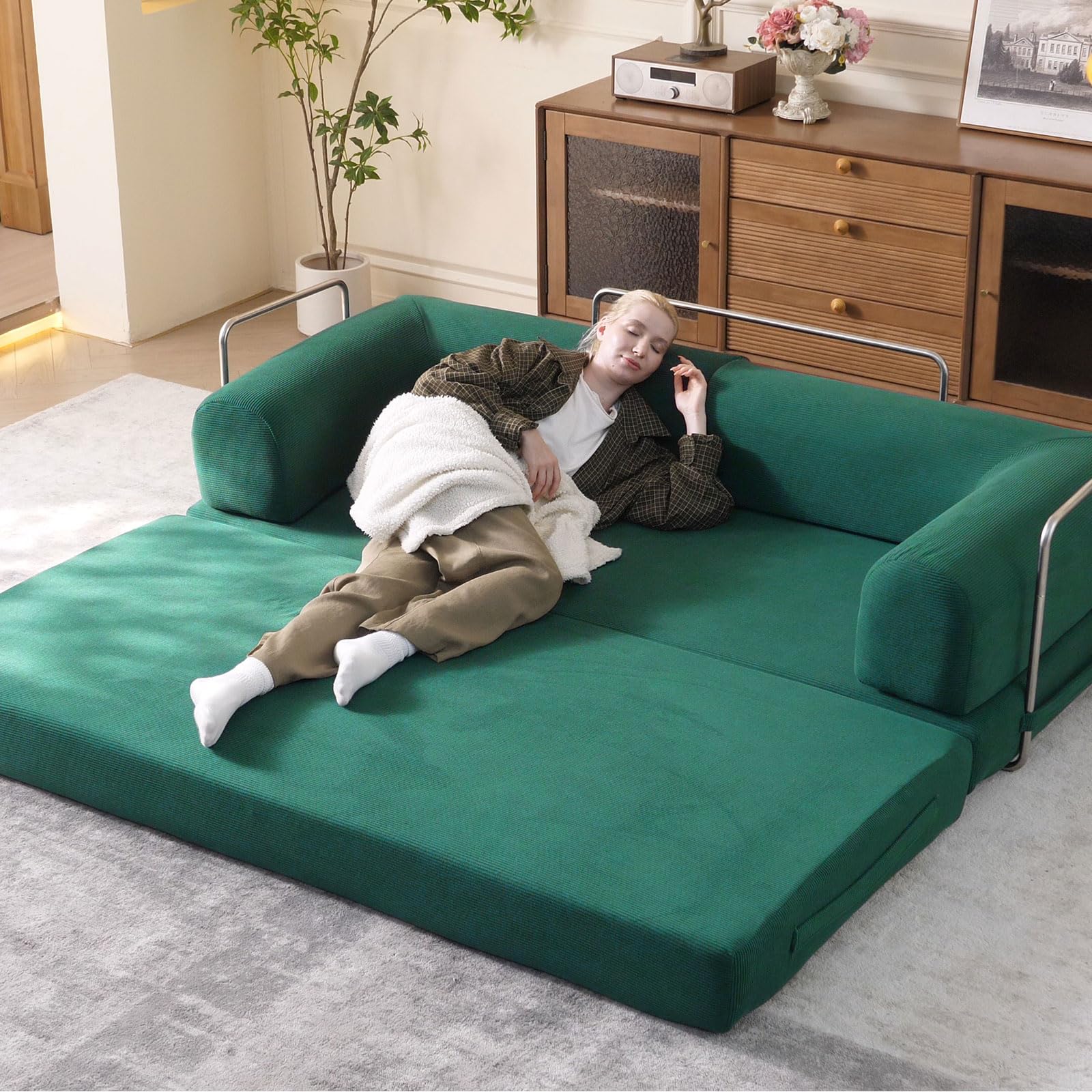 AK　NEIGHBORHOOD FOLDING SOFA. Amazon.com: WHGBJA 79'' Convertible Sleeper Sofa Bed, 3-in-1