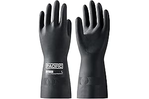 PACIFIC PPE Chemical Resistant Gloves - Safeguard Your Hands from Harsh Chemicals