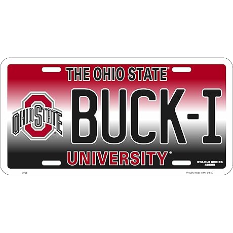 Ohio State Novelty License Plate: Show Your Love for the Buckeyes