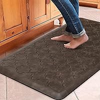Vista 27 de WISELIFE Alfombra de Cocina Acolchada Anti Fatiga, 17.3"x39", Alfombra de Piso Gruesa Antideslizante Impermeable, Alfombras y Tapetes de Cocina