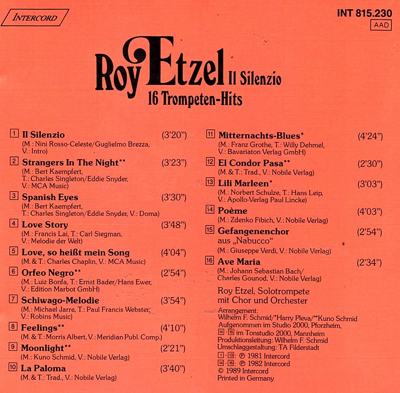 Il Silenzio (16 Trompetenhits)