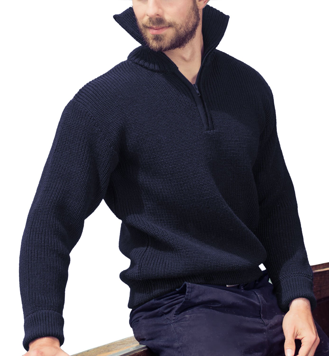 Blauer Peter - Troyer - Pullover - Schurwolle - 9 Farben